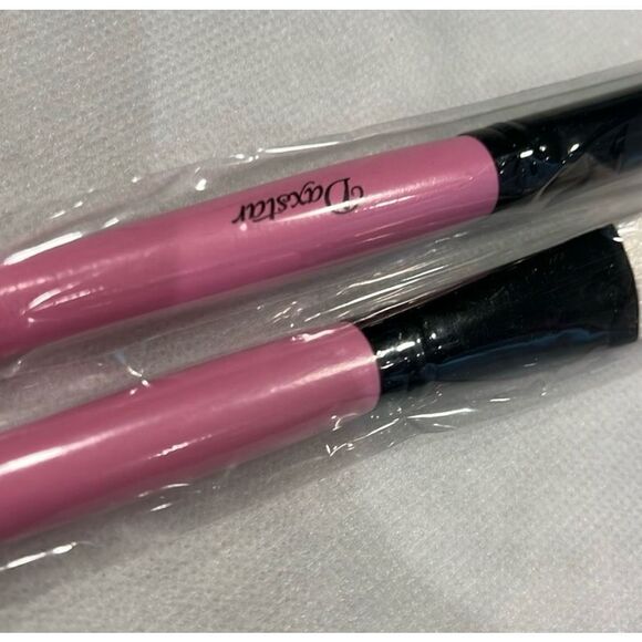 Daxstar Makeup Brushes Set of 2 Pink Black NEW - Picture 3 of 3